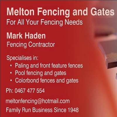Photo: Melton Fencing And Gates
